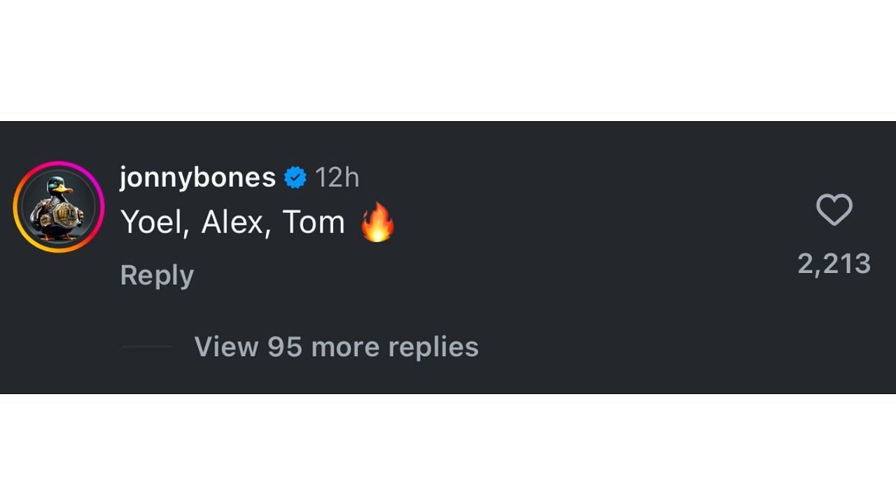 Jones' comment